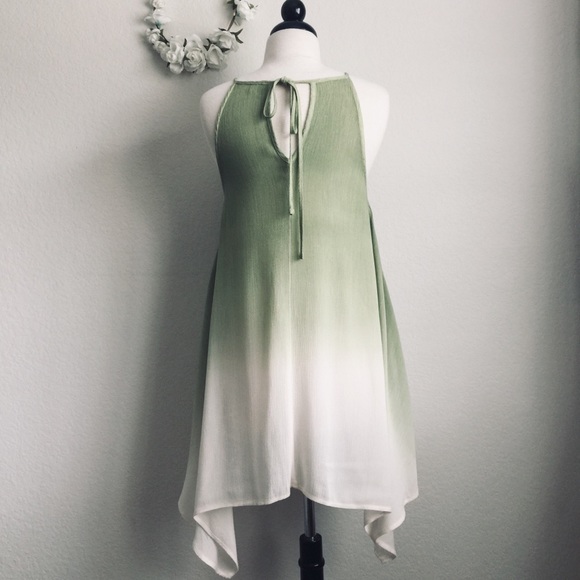 Laced Green Ombré Dress/Tunic - Picture 5 of 8